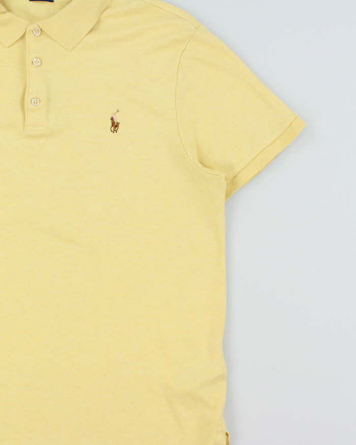 Vintage Polo Ralph Lauren Custom Slim Fit Short Sleeve Polo Shirt - L