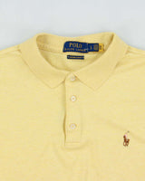 Vintage Polo Ralph Lauren Custom Slim Fit Short Sleeve Polo Shirt - L