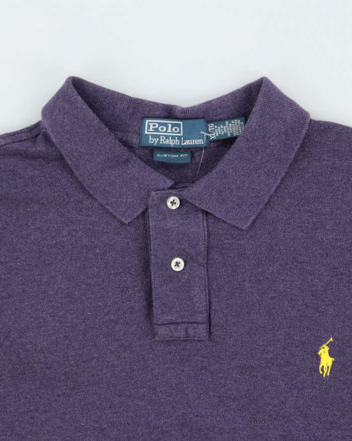 Vintage Y2K 00s Polo Ralph Lauren Custom Fit Short Sleeve Polo Shirt - XL