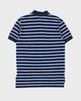 Vintage Y2K 00s Polo Ralph Lauren Striped Custom Fit Short Sleeve Polo Shirt - M