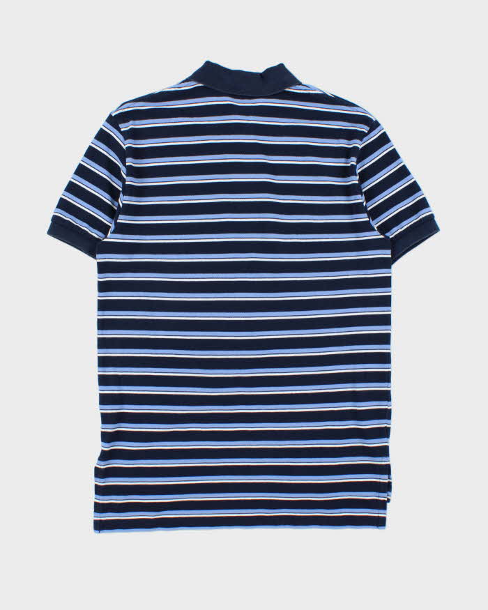 Vintage Y2K 00s Polo Ralph Lauren Striped Custom Fit Short Sleeve Polo Shirt - M