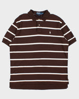 Vintage Y2K 00s Polo Ralph Lauren Striped Short Sleeve Polo Shirt - XL