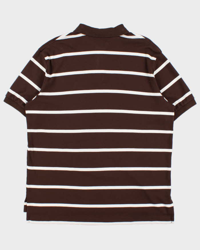 Vintage Y2K 00s Polo Ralph Lauren Striped Short Sleeve Polo Shirt - XL