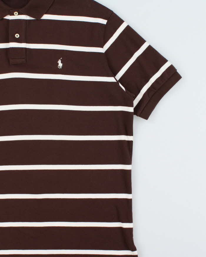 Vintage Y2K 00s Polo Ralph Lauren Striped Short Sleeve Polo Shirt - XL