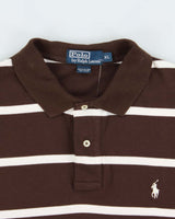 Vintage Y2K 00s Polo Ralph Lauren Striped Short Sleeve Polo Shirt - XL