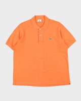 Vintage Y2K 00s Lacoste Apricot Short Sleeve Polo Shirt - L