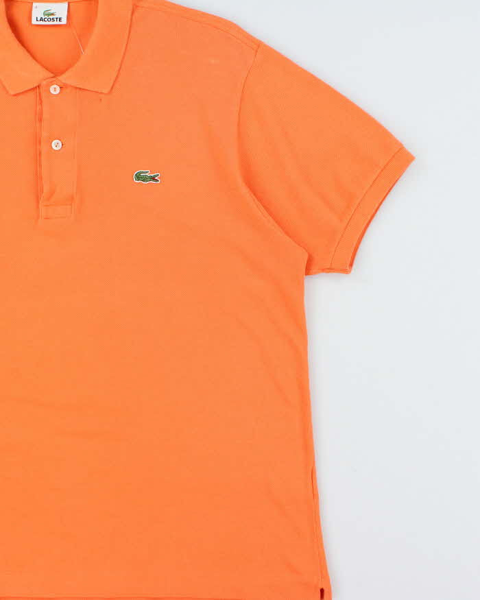 Vintage Y2K 00s Lacoste Apricot Short Sleeve Polo Shirt - L