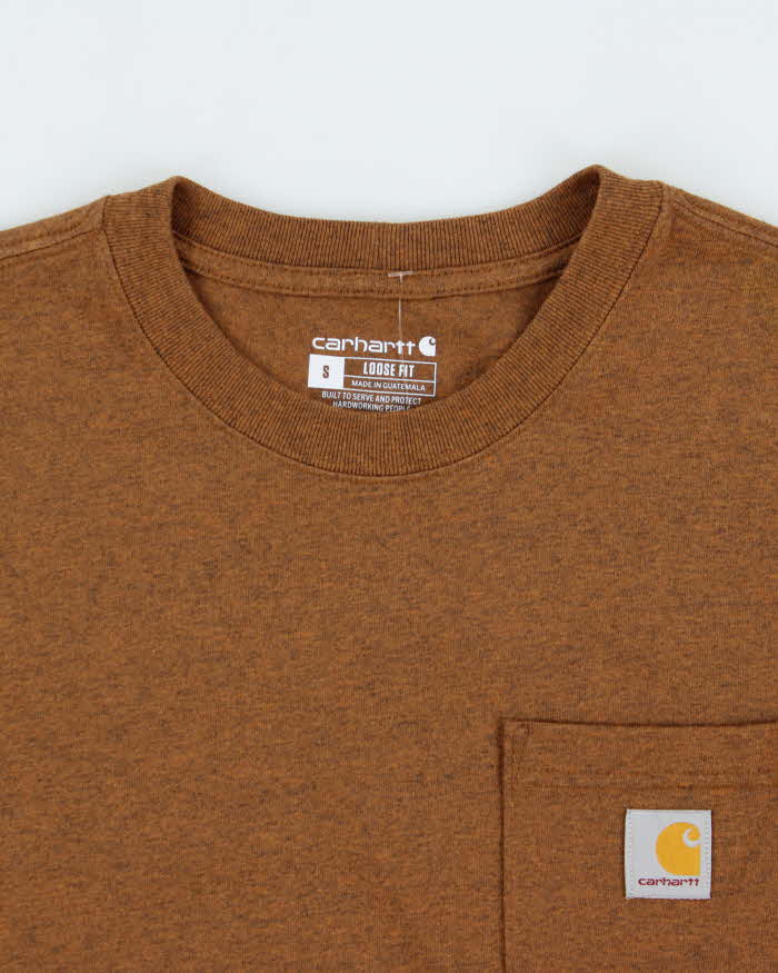 Vintage Carhartt Loose Fit Heavyweight Short Sleeve Pocket T-Shirt - S