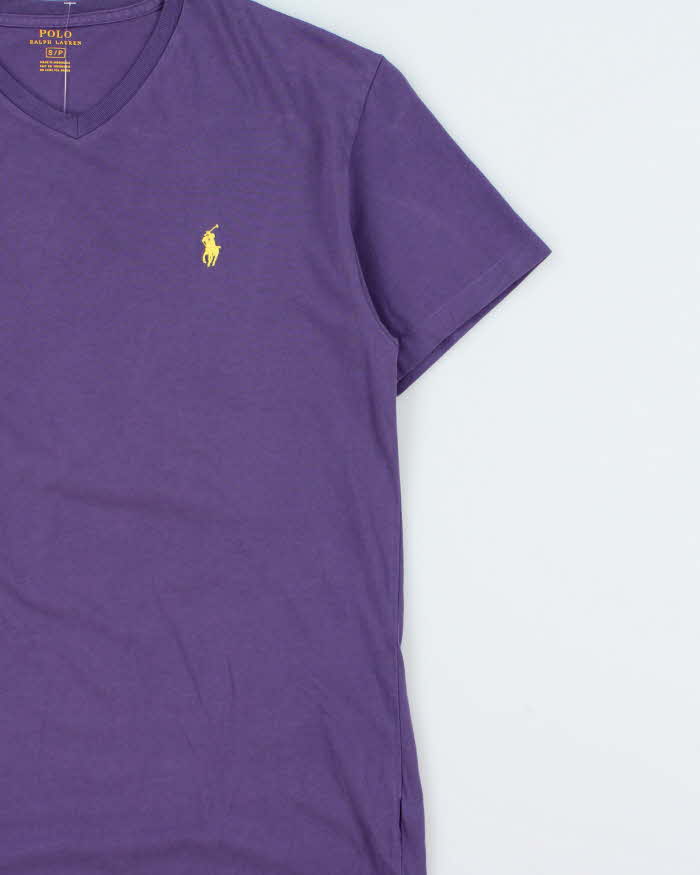 Vintage Polo Ralph Lauren Classic V-Neck T-Shirt - S