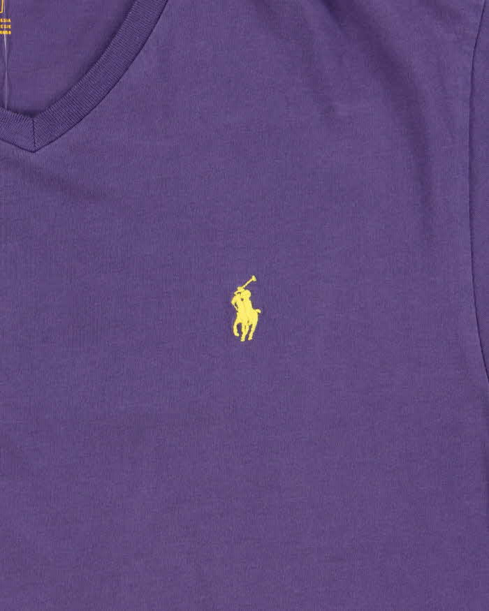 Vintage Polo Ralph Lauren Classic V-Neck T-Shirt - S