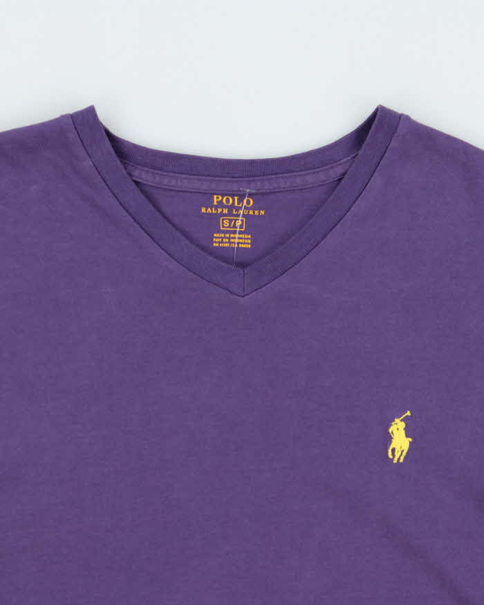 Vintage Polo Ralph Lauren Classic V-Neck T-Shirt - S