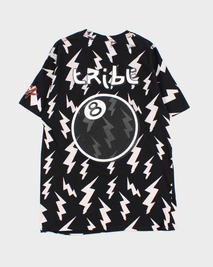 Vintage Stussy Tribe 8 Ball USA Lighting Crewneck T-Shirt - L