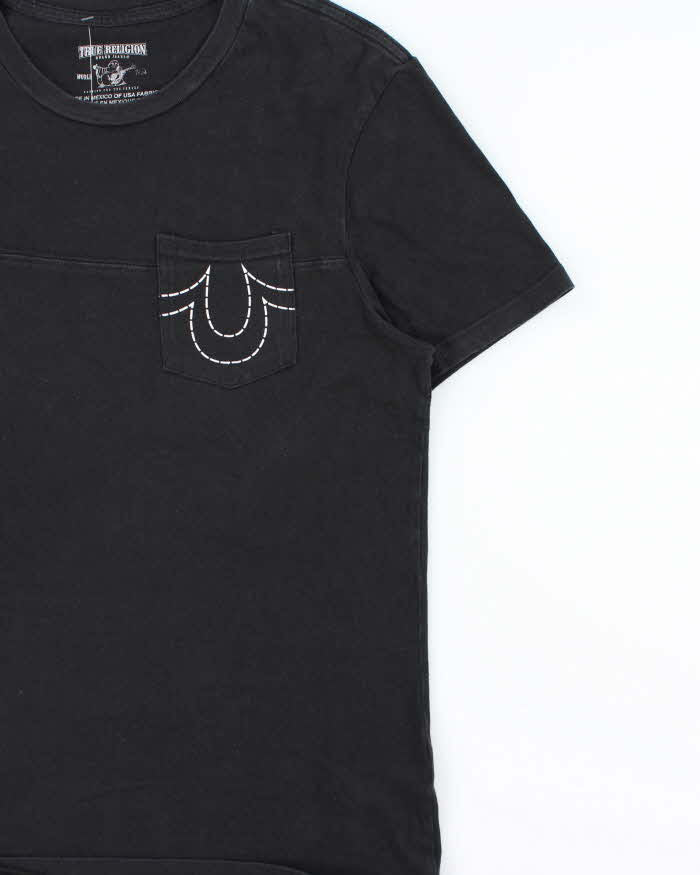 Vintage True Religion Overtime Crewneck  Pocket T-Shirt - L