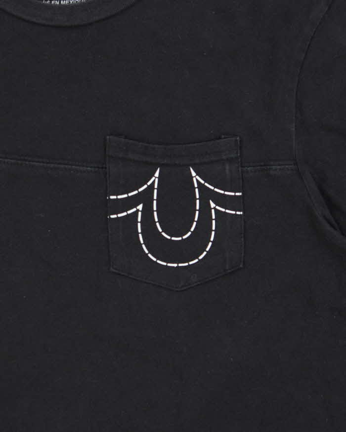 Vintage True Religion Overtime Crewneck  Pocket T-Shirt - L