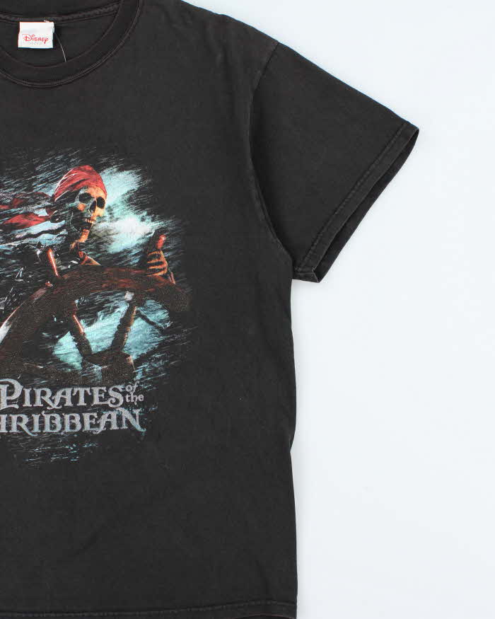 Vintage 2003 Disney Store Pirates Of The Caribbean Promo Heavyweight Crewneck T-Shirt - L