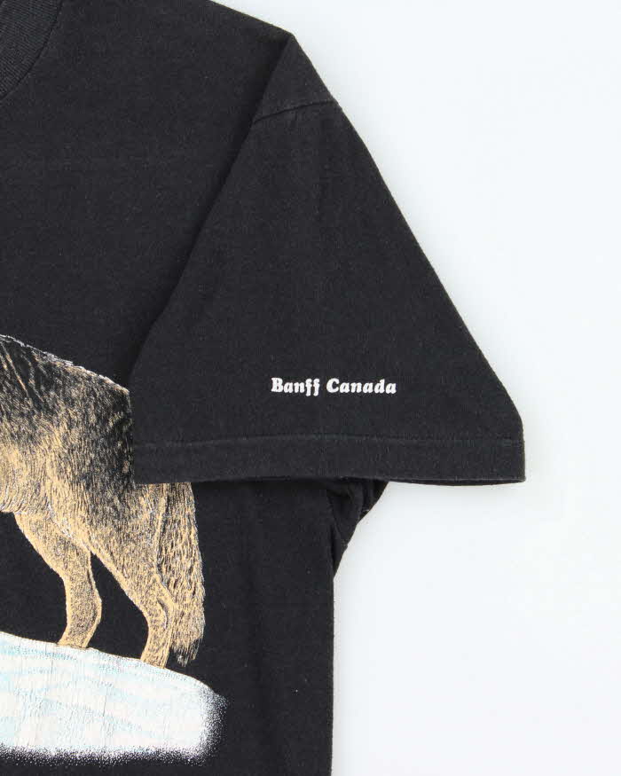 Vintage 1980s Harlequin Nature Banff Canada Single Stitch Crewneck T-Shirt - L