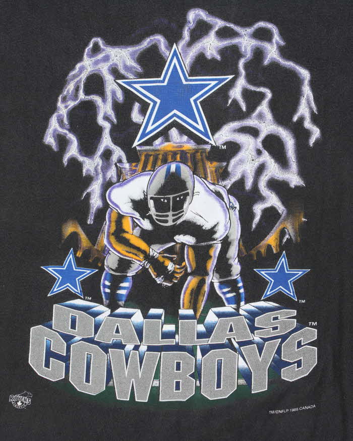 Vintage 1995 Ravens Ath. Dallas Cowboys NFL Crewneck T-Shirt - L