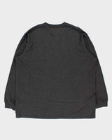 Vintage Carhartt Grey Marl Original Fit Long Sleeve Henley T-Shirt - XXXL