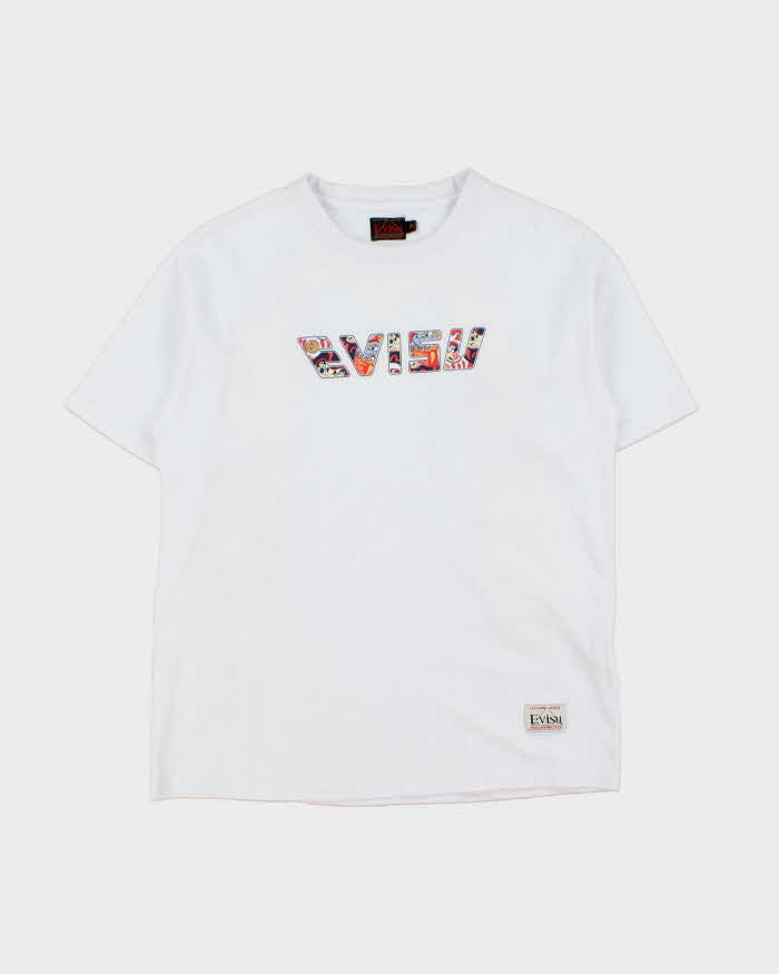 Vintage Evisu Daruma Daicock Heavyweight Crewneck T-Shirt - M