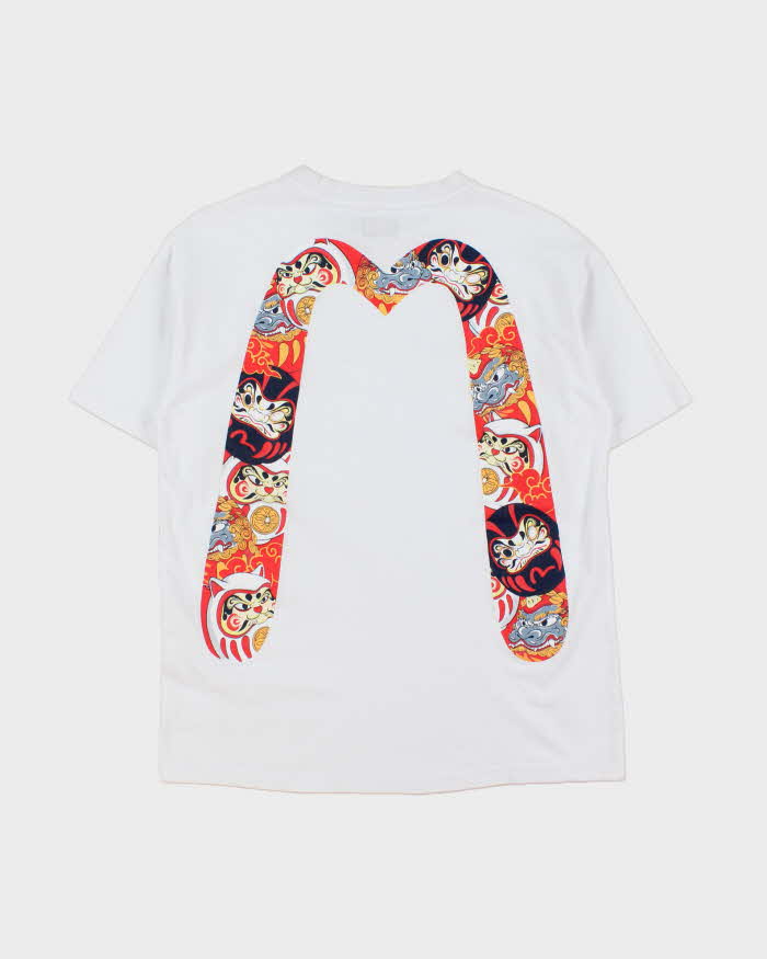 Vintage Evisu Daruma Daicock Heavyweight Crewneck T-Shirt - M