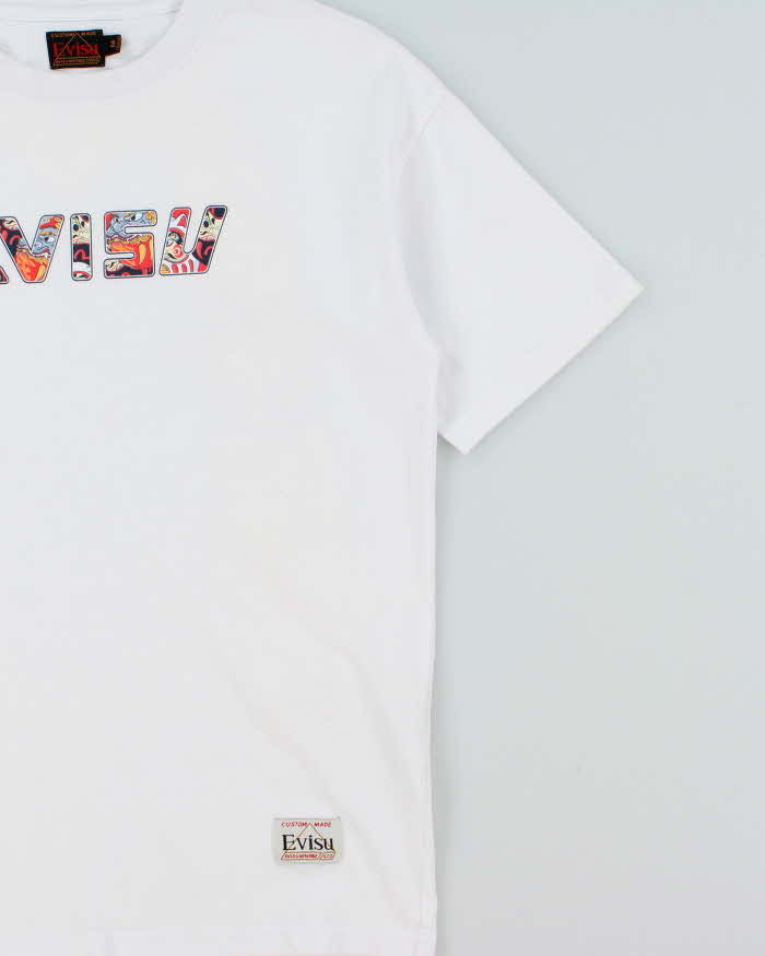 Vintage Evisu Daruma Daicock Heavyweight Crewneck T-Shirt - M