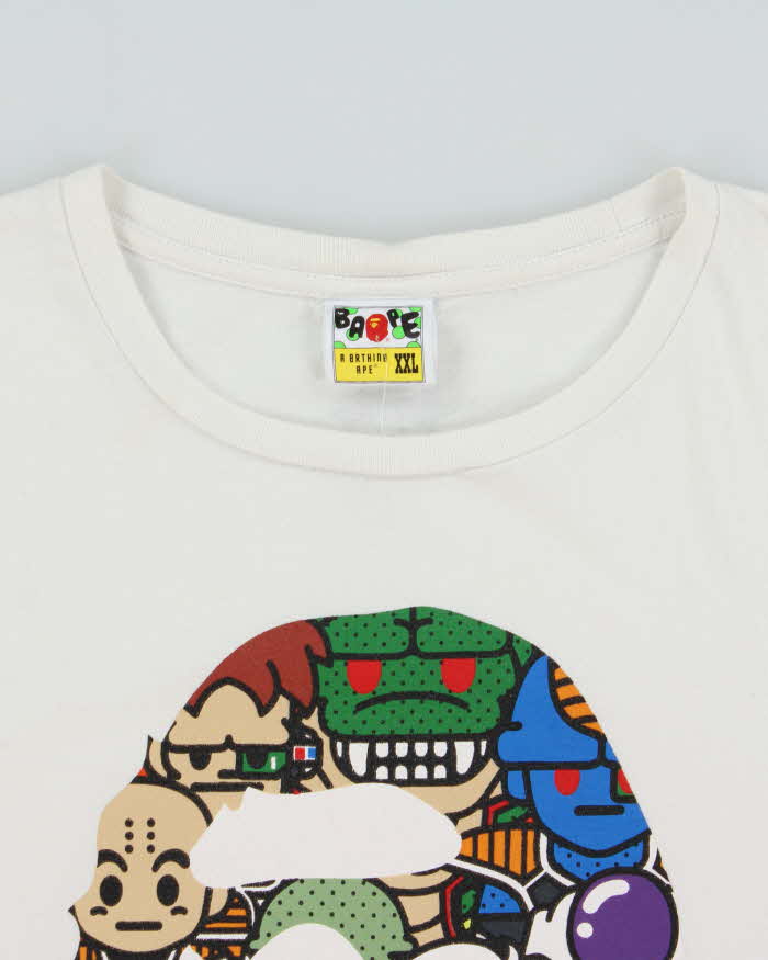 2016 Bape x Dragon Ball Z Goku Heavyweight Crewneck T-Shirt - XXL