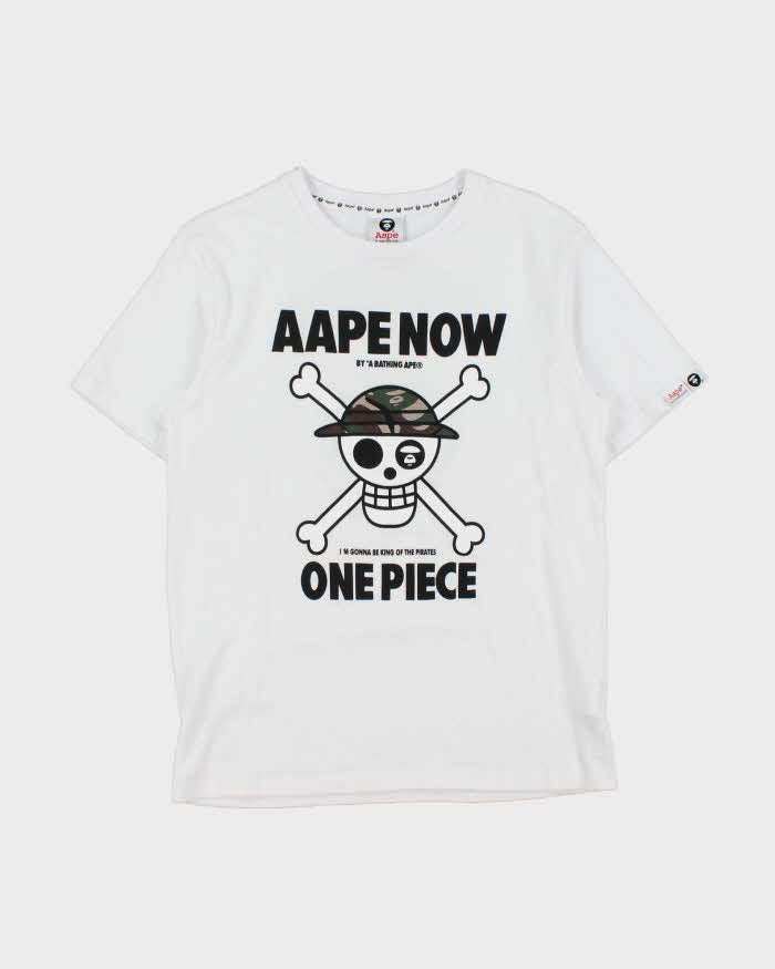 2017 Aape By A Bathing Ape x One Piece Camo Pirate Crewneck T-Shirt - M