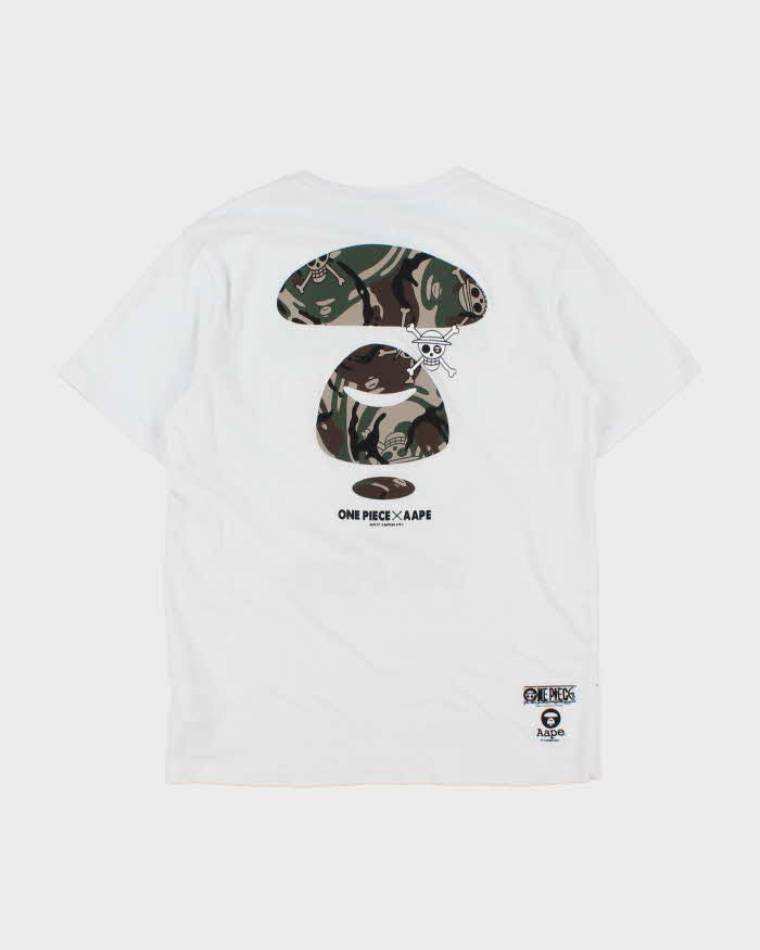 2017 Aape By A Bathing Ape x One Piece Camo Pirate Crewneck T-Shirt - M