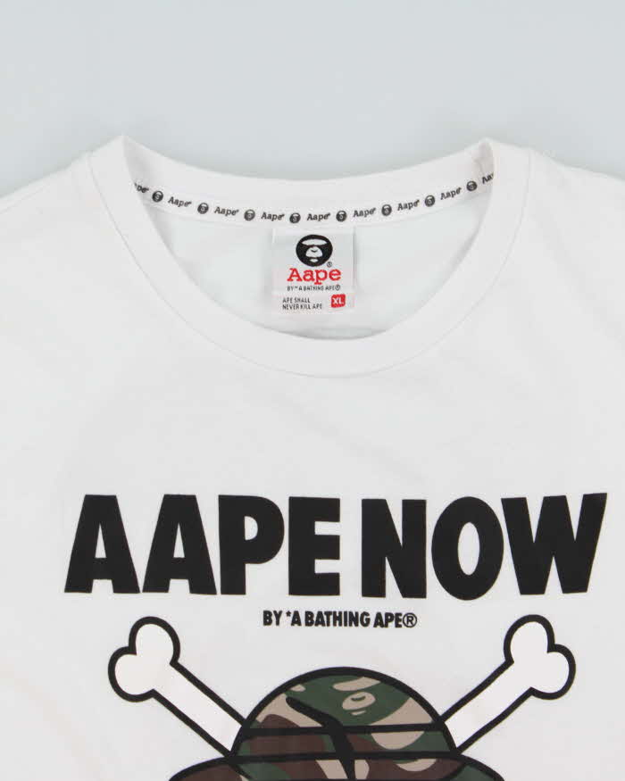 2017 Aape By A Bathing Ape x One Piece Camo Pirate Crewneck T-Shirt - M