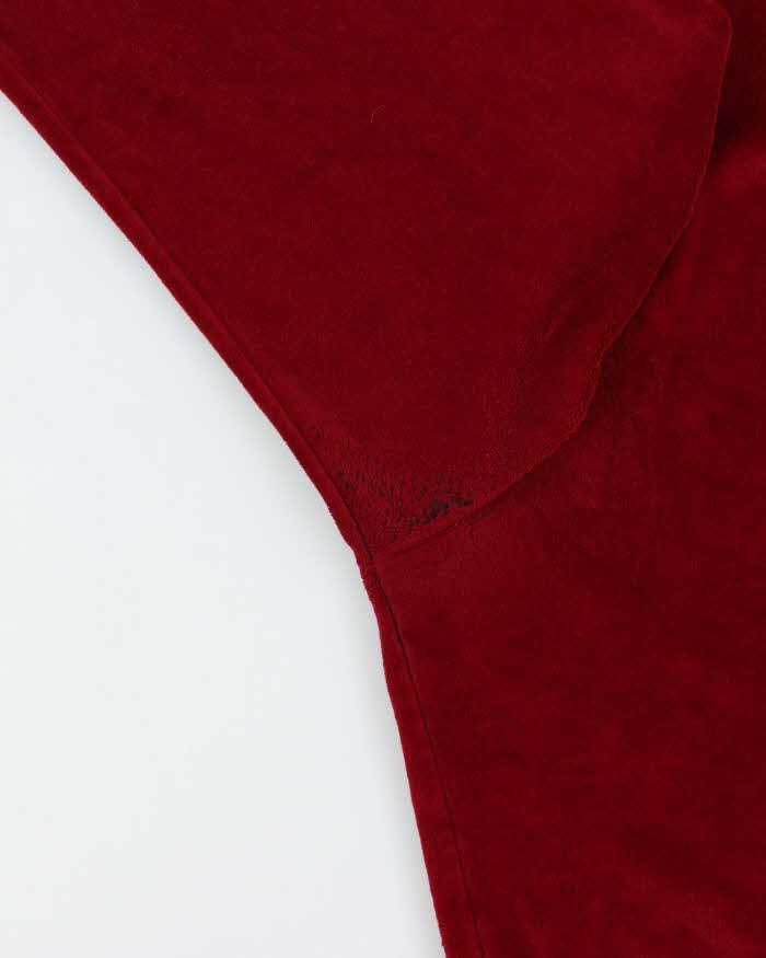 Vintage 1978 Nike Velour Made In USA Long Sleeve Polo Shirt - XL