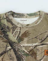 Vintage Y2K 00s Carhartt Realtree Camo Long Sleeve Pocket T-Shirt - L