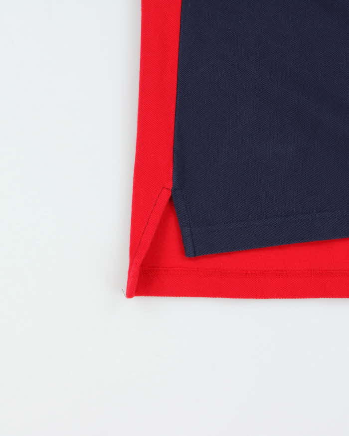 Vintage 1990s Tommy Hilfiger Colour Block Polo Shirt - M