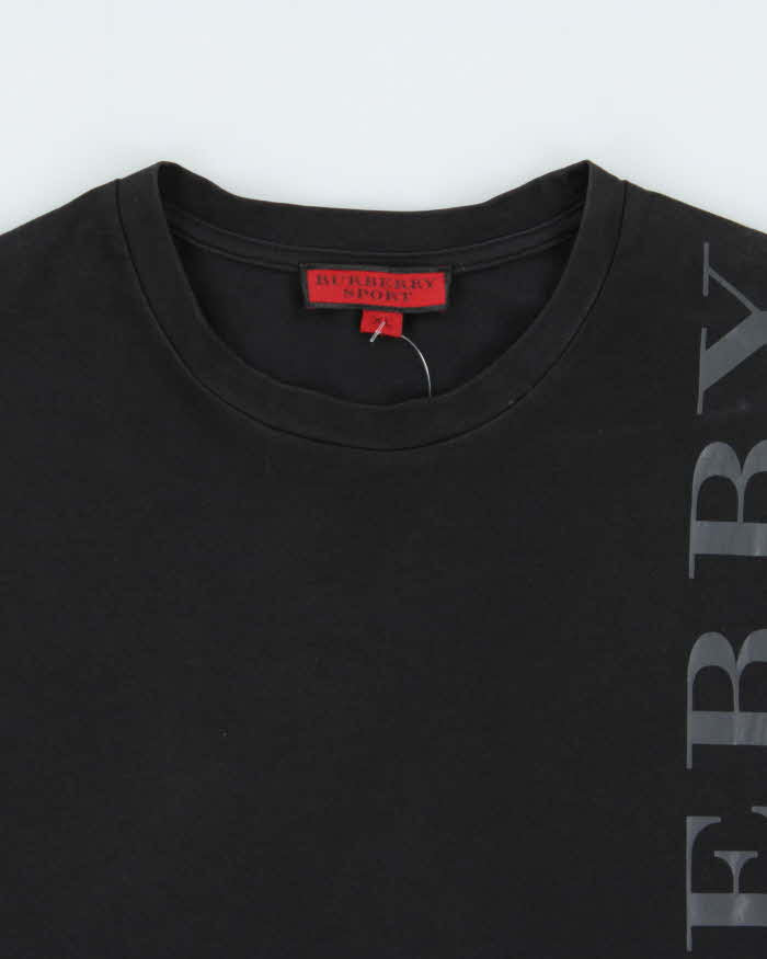 Vintage Y2K 00s Burberry Sport Spell Out Crewneck T-shirt - XL