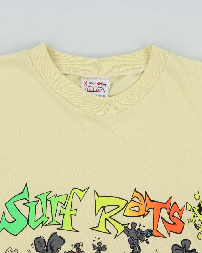 Vintage 1980s Footlocker Surf Rats Single Stitch Crewneck T-Shirt - M