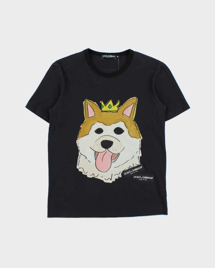 SS2018 Dolce & Gabbana Year of The Dog 'Mimmo' Crewneck T-Shirt - S
