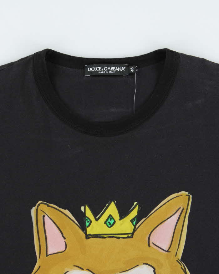 SS2018 Dolce & Gabbana Year of The Dog 'Mimmo' Crewneck T-Shirt - S
