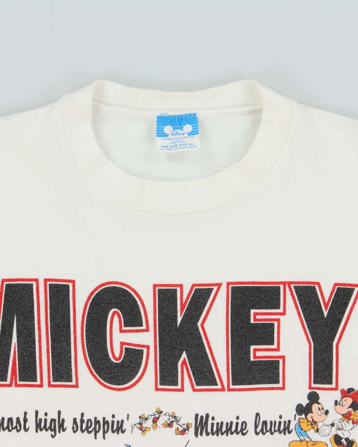 Vintage 1990s Disney Single Stitch Mickey Mouse Made In USA T-shirt - OS