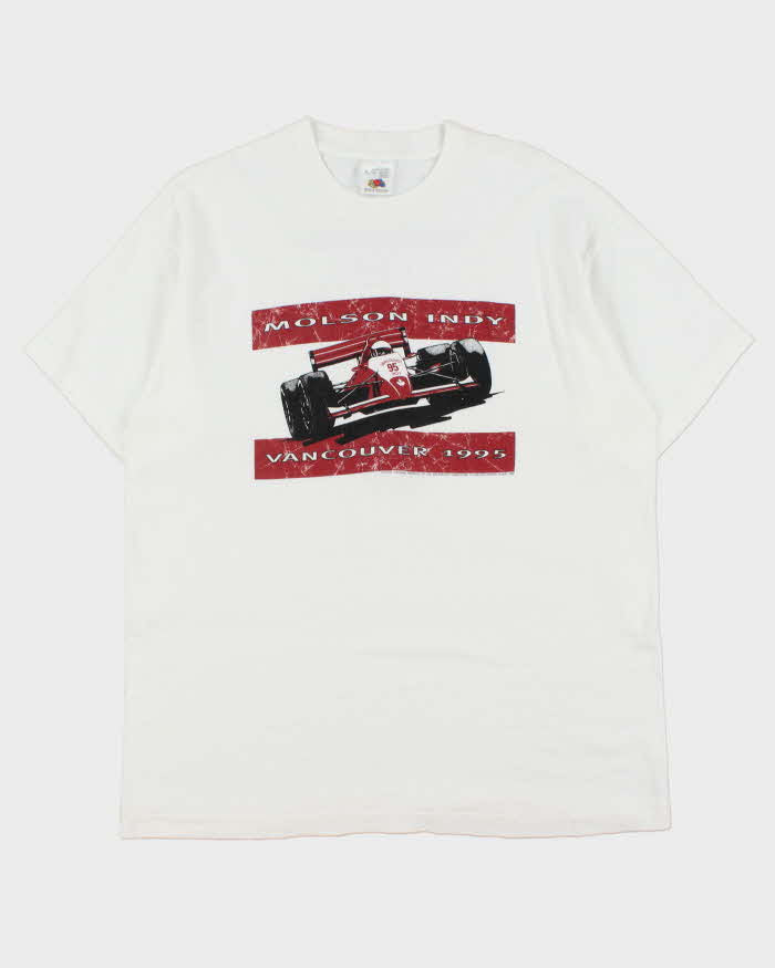 Vintage 1995 Indy Car World Series Single Stitch Crewneck T-Shirt - XL
