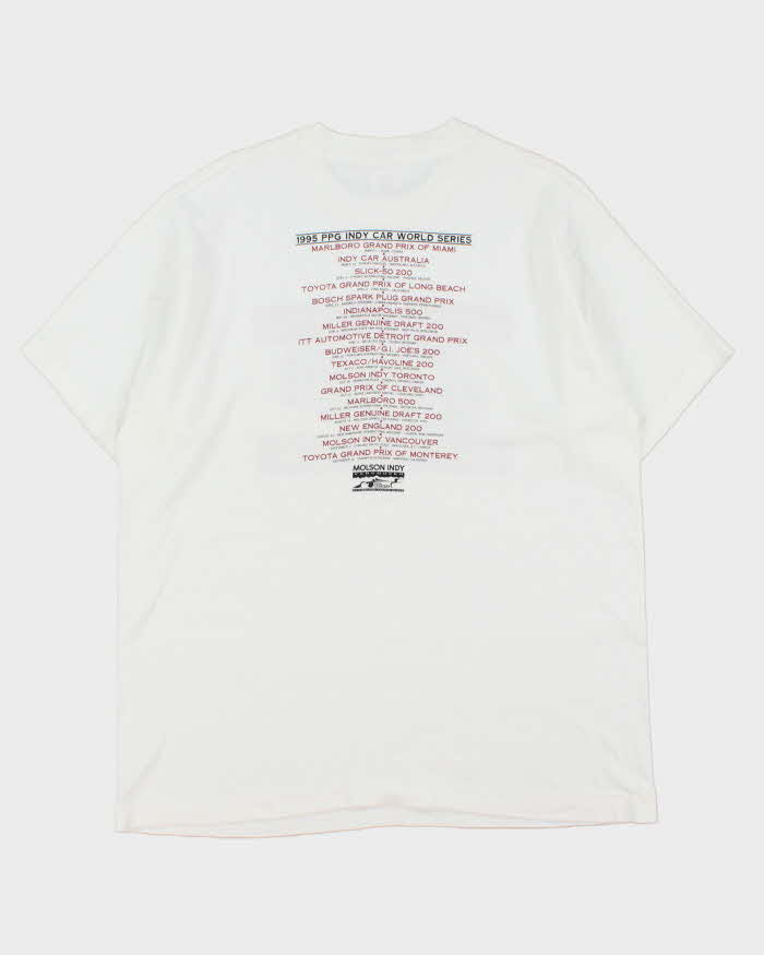 Vintage 1995 Indy Car World Series Single Stitch Crewneck T-Shirt - XL