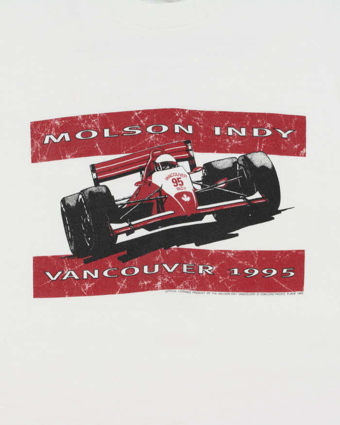 Vintage 1995 Indy Car World Series Single Stitch Crewneck T-Shirt - XL
