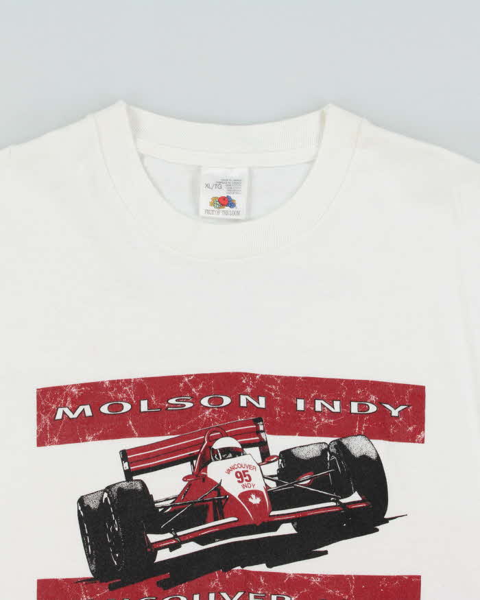 Vintage 1995 Indy Car World Series Single Stitch Crewneck T-Shirt - XL