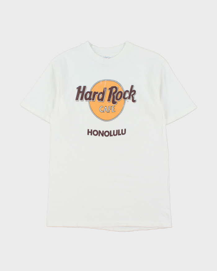 Vintage 1990s Hard Rock Cafe Honolulu Hanes Beefy Made In USA Crewneck T-Shirt - M