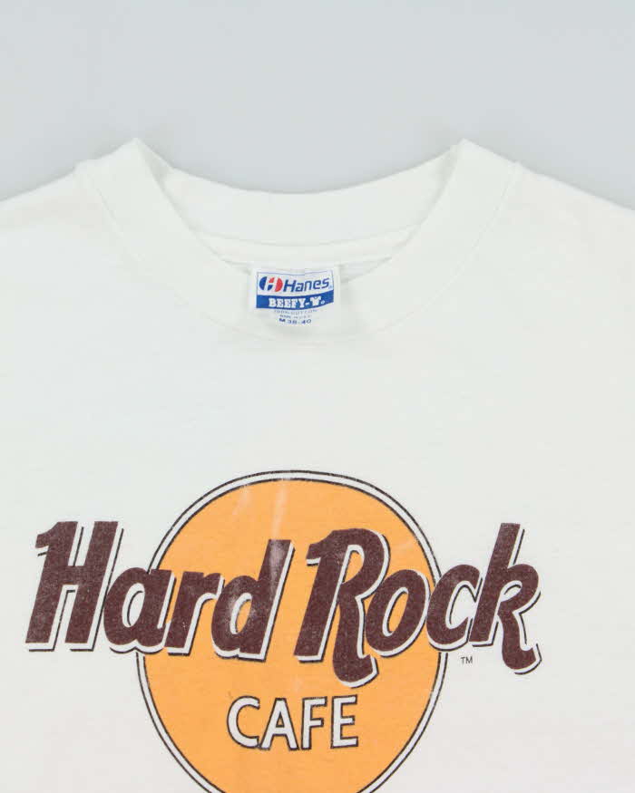 Vintage 1990s Hard Rock Cafe Honolulu Hanes Beefy Made In USA Crewneck T-Shirt - M