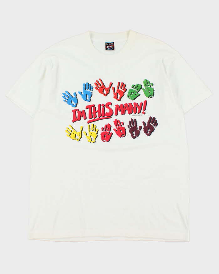 Vintage 1994 Lady Love Gifts Graphic Single Stitch Crewneck T-shirt - XL