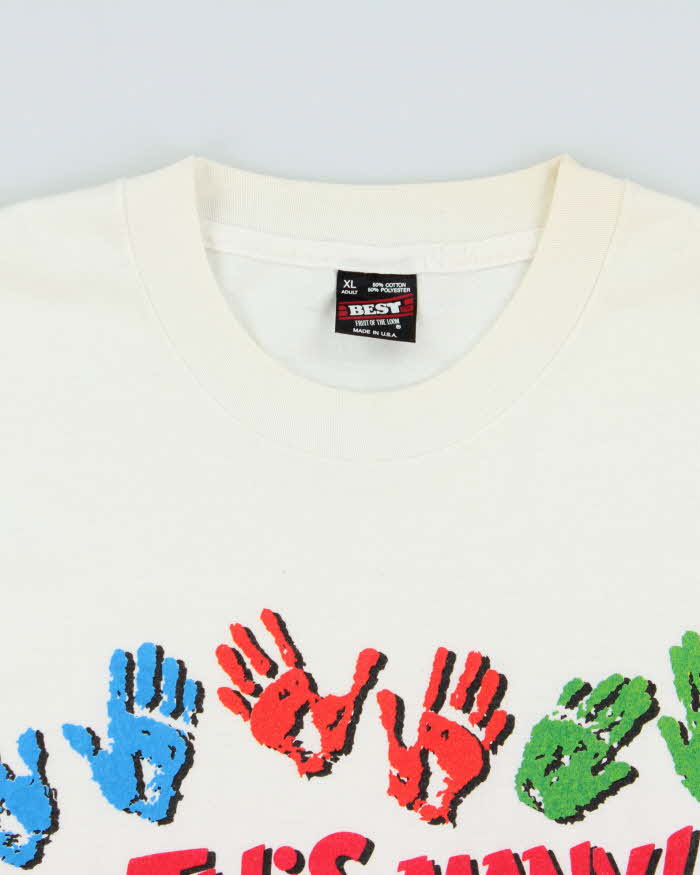 Vintage 1994 Lady Love Gifts Graphic Single Stitch Crewneck T-shirt - XL