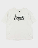 Vintage Y2K 00s Fox Racing Crewneck T-Shirt - XL
