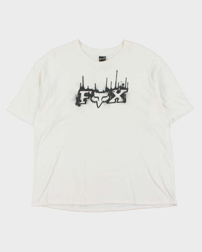 Vintage Y2K 00s Fox Racing Crewneck T-Shirt - XL