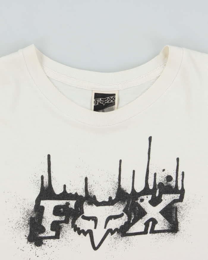 Vintage Y2K 00s Fox Racing Crewneck T-Shirt - XL