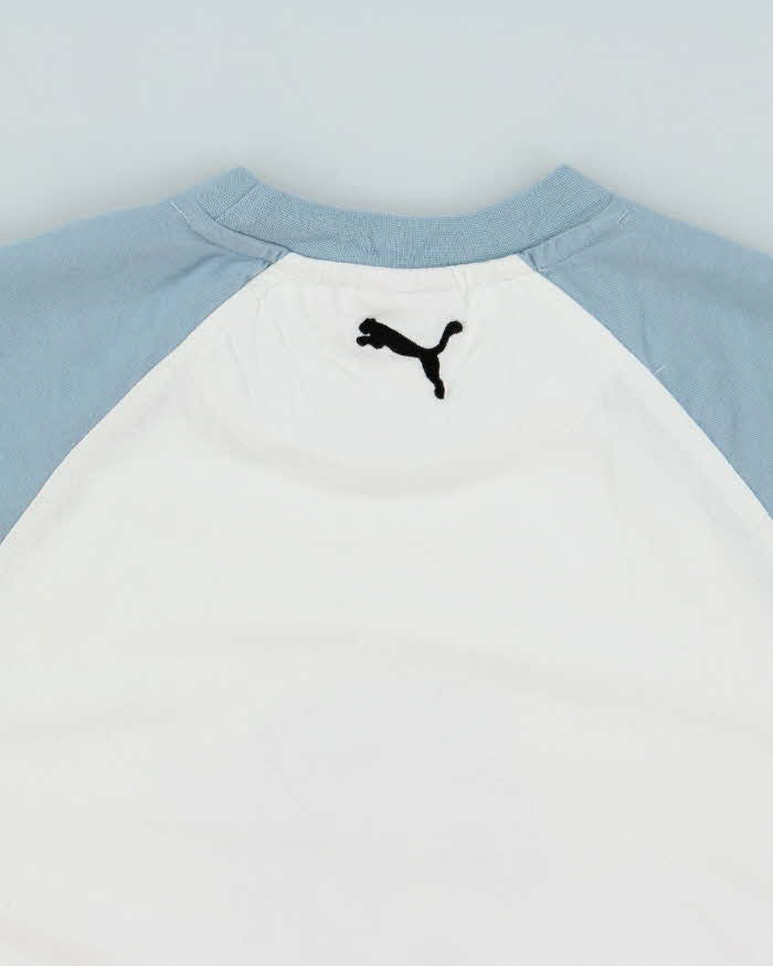 Vintage Y2K 00s Puma Tiger Two-Tone Crewneck T-Shirt - M