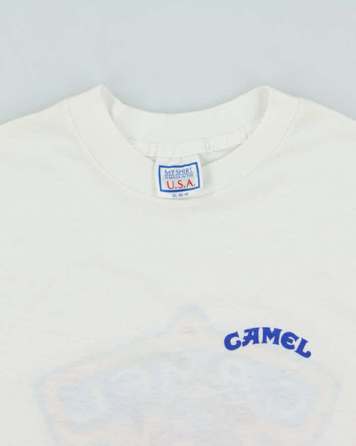 Vintage 1980s Joe Camel Cigarettes Made In USA Single Stitch Crewneck T-Shirt - XL